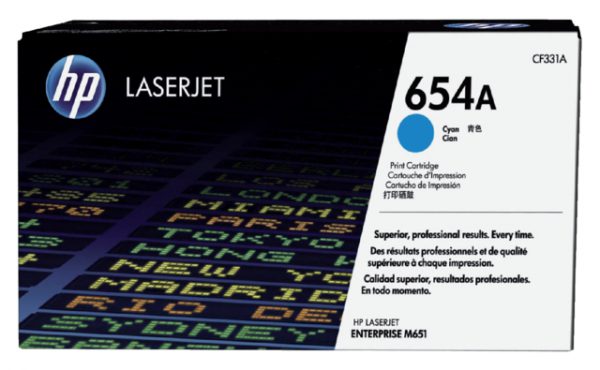 CF331A - HP Toner Cartridge 654A Cyaan 15.000vel