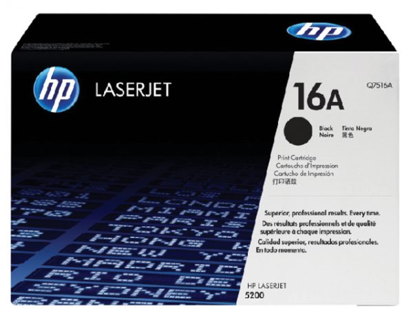 Q7516A - HP Toner Cartridge 16A Black 12.000vel