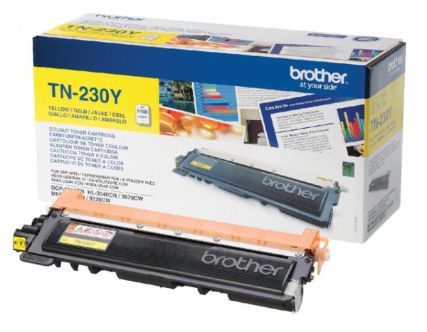 TN-230Y - Brother Toner Cartridge Yellow 1.400vel 1st