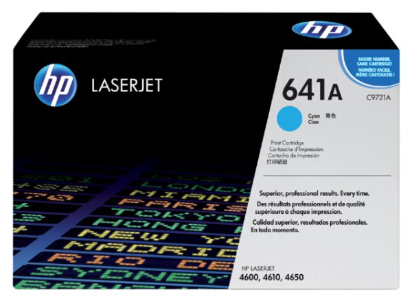 C9721A - HP Toner Cartridge 641A Cyaan 8.000vel