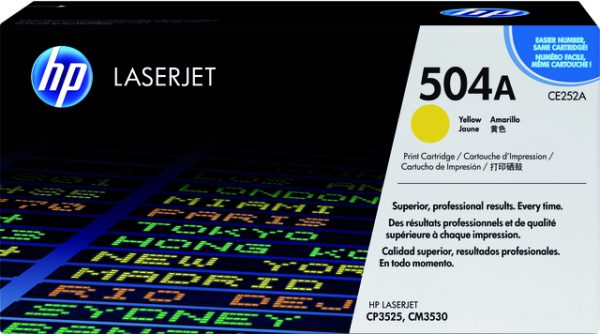 CE252A - HP Toner Cartridge 504A Yellow 7.000vel
