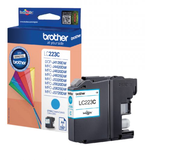 LC-223C - Brother Inkt LC-223C Cyaan 550vel