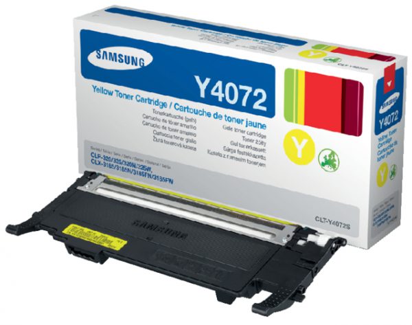 CLT-Y4072S/ELS - SAMSUNG Toner Cartridge Yellow 1.000vel 1st