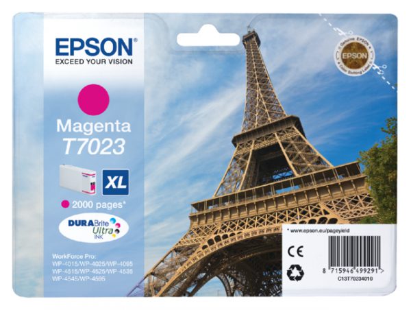 C13T70234010 - EPSON Inkt Cartridge T7023 Magenta 21ml 1st