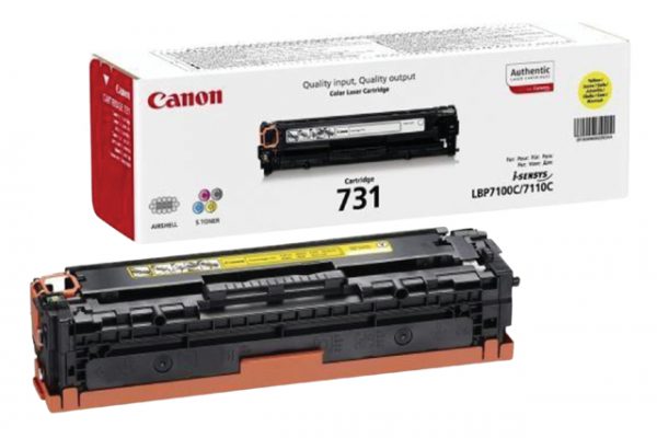 6269B002 - CANON Toner Cartridge 731 Yellow 1.500vel