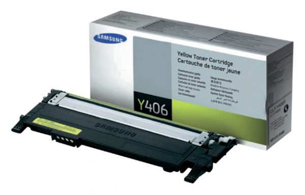 CLT-Y406S - SAMSUNG Toner Cartridge Yellow 1.000vel 1st