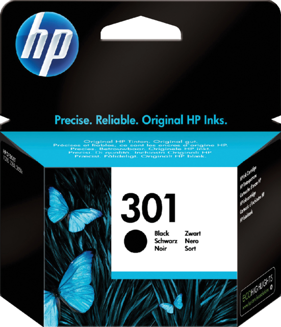CH561EE - HP Inkt Cartridge 301 Black 3ml