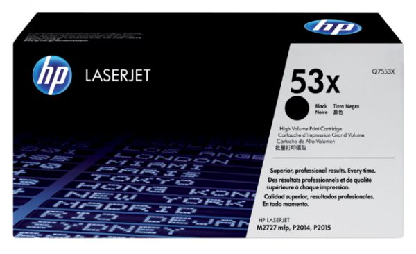 Q7553X - HP Toner Cartridge 53X Black 7.000vel