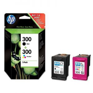 CN637EE - HP Inkt Cartridge 300 Black & Cyaan & Magenta & Yellow 4ml