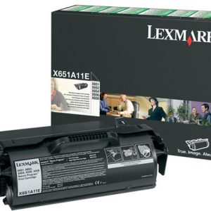 X651A11E - LEXMARK Toner Cartridge Black 7.000vel 1st