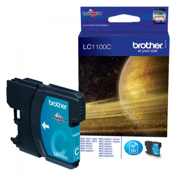 LC-1100C - Brother Inkt Cartridge Cyaan 5,5ml 1st