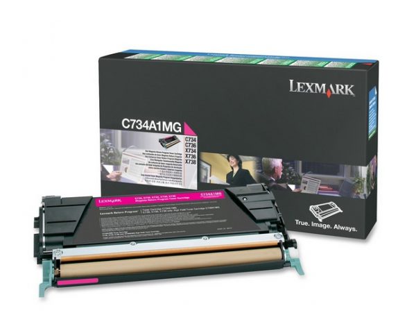 C734A1MG - LEXMARK Toner Cartridge Magenta 6.000vel