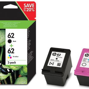 N9J71AE - HP Inkt Cartridge 62 Black & Cyaan & Magenta & Yellow Combopack