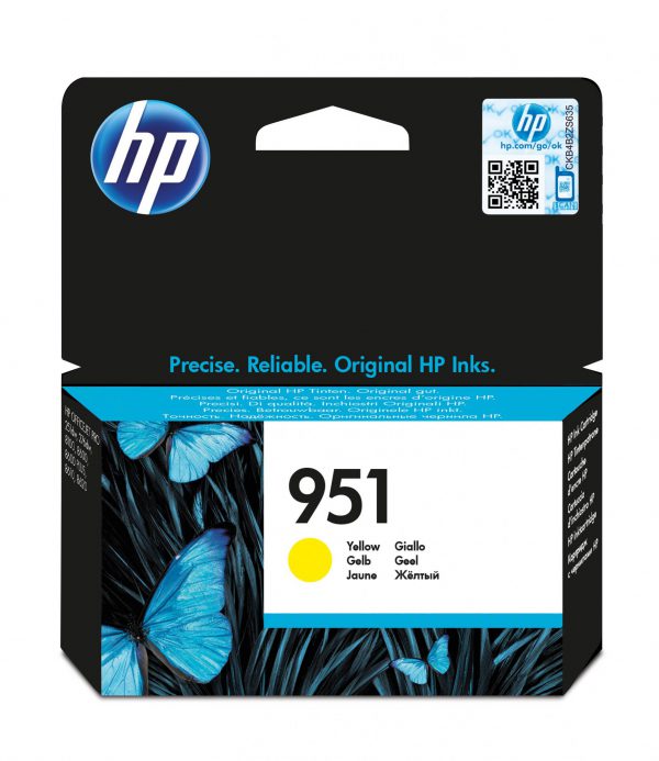 CN052AE - HP Inkt Cartridge 951 Yellow 700vel 1st