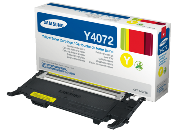 CLT-Y4072S/ELS - SAMSUNG Toner Cartridge Yellow 1.000vel 1st