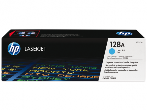 CE321A - HP Toner Cartridge 128A Cyaan 1.300vel