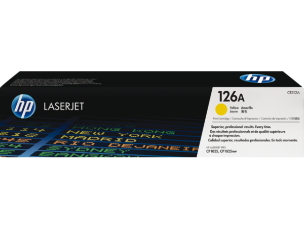 CE312A - HP Toner Cartridge 126A Yellow 1.000vel