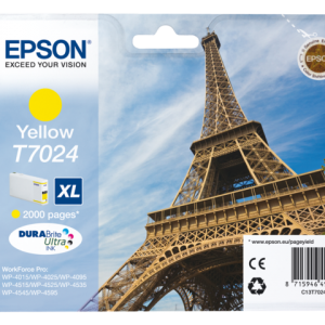 C13T70244010 - EPSON Inkt Cartridge T7024 Yellow 21ml 1st