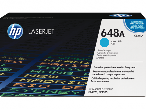 CE261A - HP Toner Cartridge 648A Cyaan 11.000vel