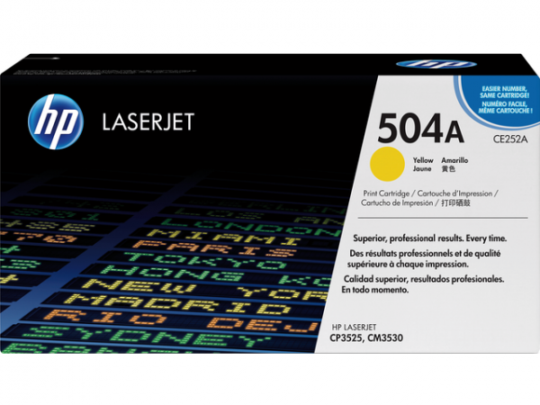 CE252A - HP Toner Cartridge 504A Yellow 7.000vel
