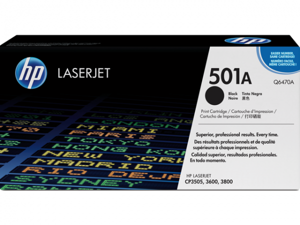 Q6470A - HP Toner Cartridge 501A Black 6.000vel