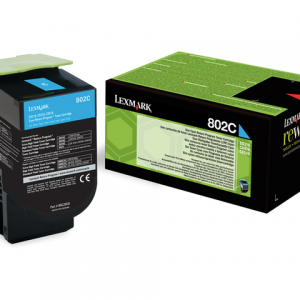 80C20C0 - LEXMARK Toner Cartridge Cyaan 1.000vel 1st