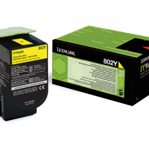 80C20Y0 - LEXMARK Toner Cartridge Yellow 1.000vel 1st