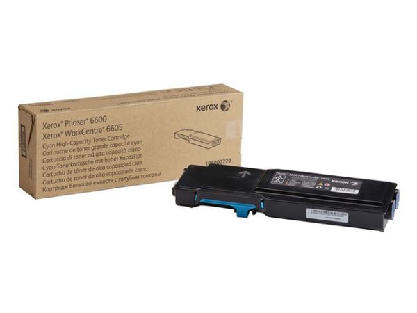 106R02229 - Xerox Toner Cyaan 6.000vel 1st