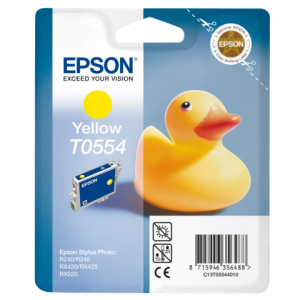 C13T05544010 - EPSON Inkt Cartridge T0554 Yellow 8ml