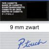 TC-291 - Brother Lettertape P-Touch 9mm 7.7m Wit Zwart