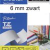 TZE-211 - Brother Lettertape P-Touch 6mm 8m Wit Zwart