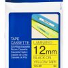 TZE-631 - Brother Lettertape P-Touch 12mm 8m Geel Zwart