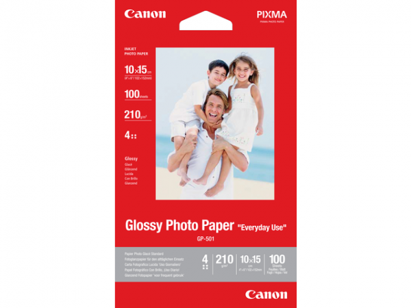 0775B003 - CANON Fotopapier 10x15cm Gloss GP-501 100vel