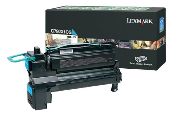 C792X1CG - LEXMARK Toner Cartridge Cyaan 20.000vel 1st