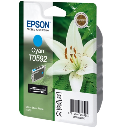 C13T05924010 - EPSON Inkt Cartridge T0592 Cyaan 13ml 1st