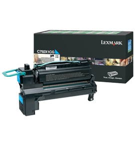 C792X1CG - LEXMARK Toner Cartridge Cyaan 20.000vel 1st