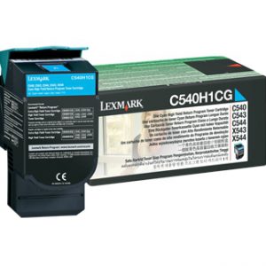 C540H1CG - LEXMARK Toner Cartridge Cyaan 2.000vel 1st