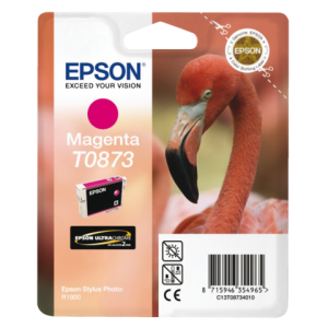 C13T08734010 - EPSON Inkt Cartridge T0873 Magenta 11,4ml 1st