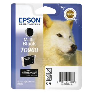 C13T09684010 - EPSON Inkt Cartridge T0968 Black 11,4ml 1st