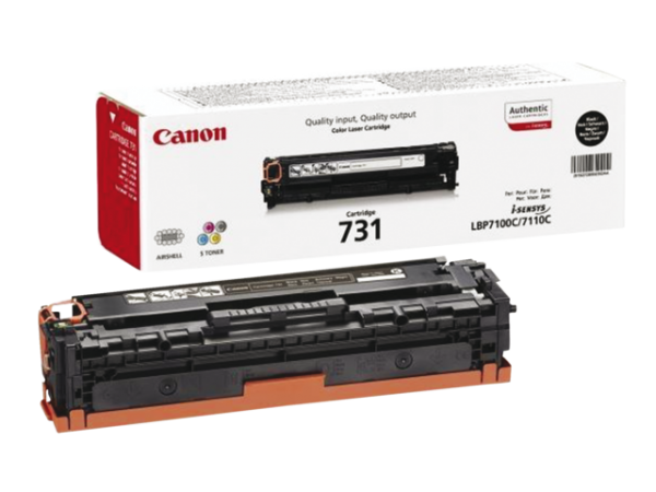 6272B002 - CANON Toner Cartridge 731 Black 1.500vel