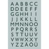 4133 - HERMA Speciaal Etiket Folie Letters A-Z no:4133 13x12mm Zilver 1 Pak