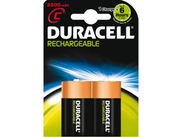 HR14 - DURACELL Batterij Oplaadbaar 2200mAh Supreme HR14C 1.2V Nikkel–Metaal Hydride