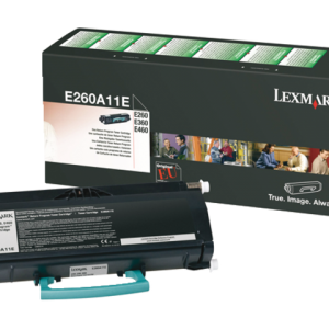 E260A11E - LEXMARK Toner Cartridge Black 3.500vel 1st