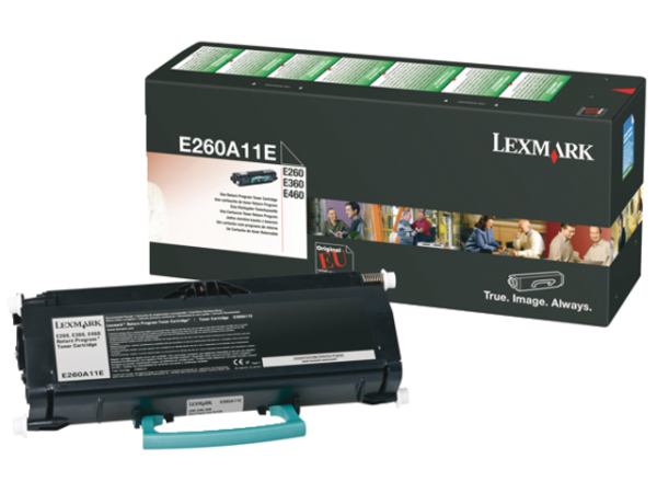 E260A11E - LEXMARK Toner Cartridge Black 3.500vel 1st