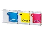 LC-1000RBW - Brother Inkt Cartridge Cyaan & Magenta & Yellow 17ml Multipack