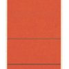 16420025 - LEITZ/ESSELTE Rugetiket Zelfklevend Rood 10st 58x190mm
