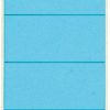 16420035 - LEITZ/ESSELTE Rugetiket Zelfklevend Blauw 10st 58x190mm