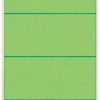 16420055 - LEITZ/ESSELTE Rugetiket Zelfklevend Groen 10st 58x190mm
