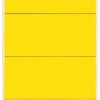 16420015 - LEITZ/ESSELTE Rugetiket Zelfklevend Geel 10st 58x190mm