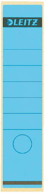 16400035 - LEITZ/ESSELTE Rugetiket Zelfklevend Blauw 10st 58x290mm